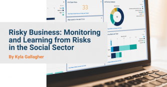 Risky Business: monitoring and learning from risks in the social sector