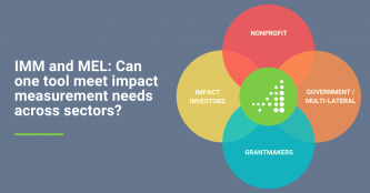 IMM and MEL: Can one tool meet impact measurement needs across sectors?